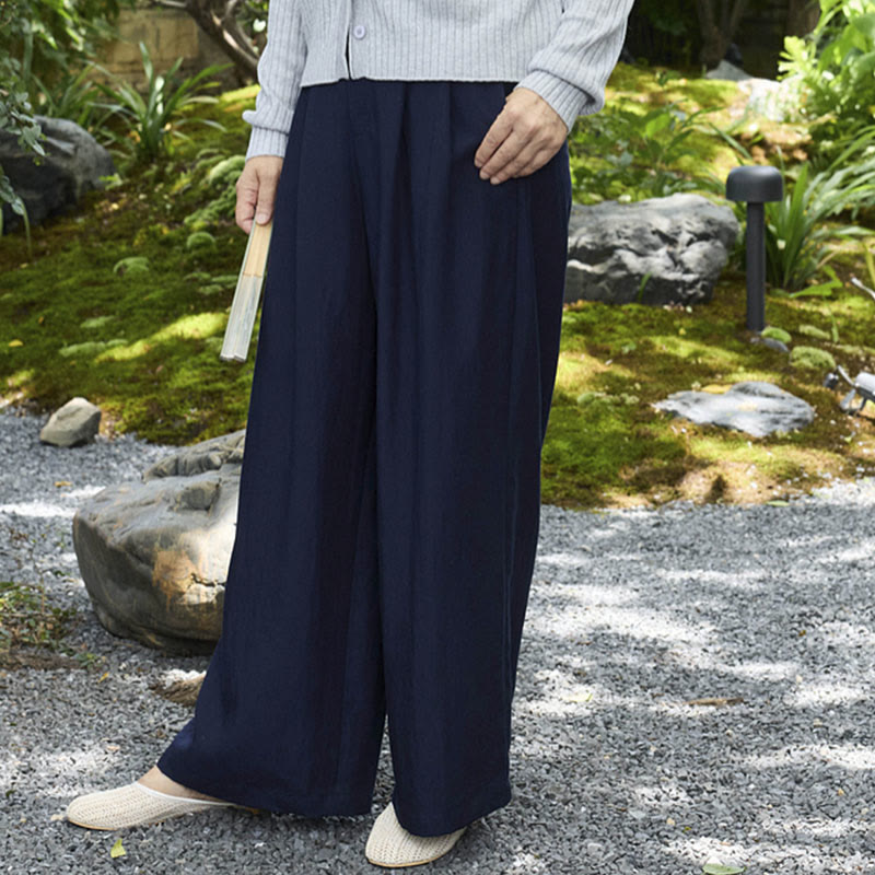 Breathable Straight-Leg Mindful Movement Pants with Pockets