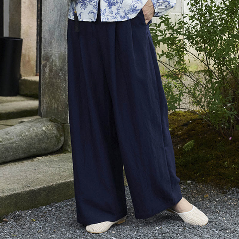 Breathable Straight-Leg Mindful Movement Pants with Pockets