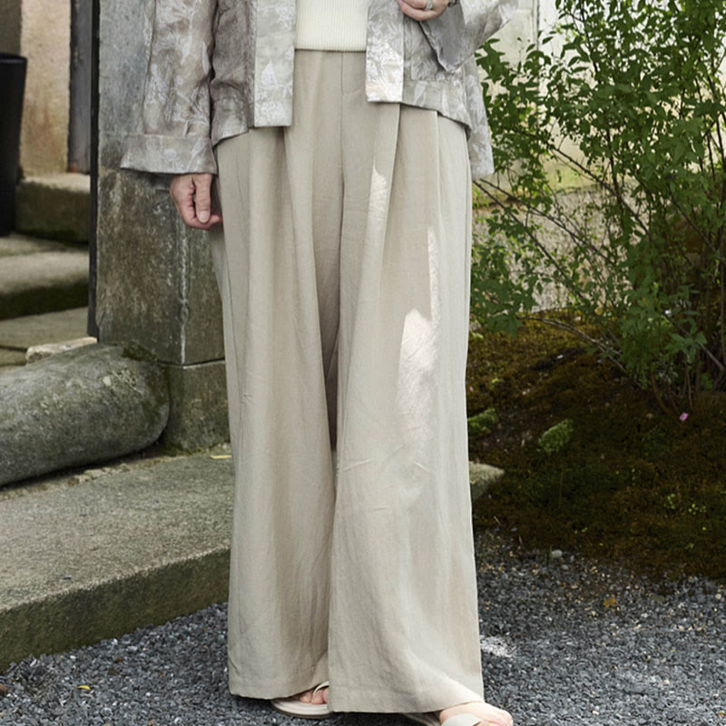 Breathable Straight-Leg Mindful Movement Pants with Pockets
