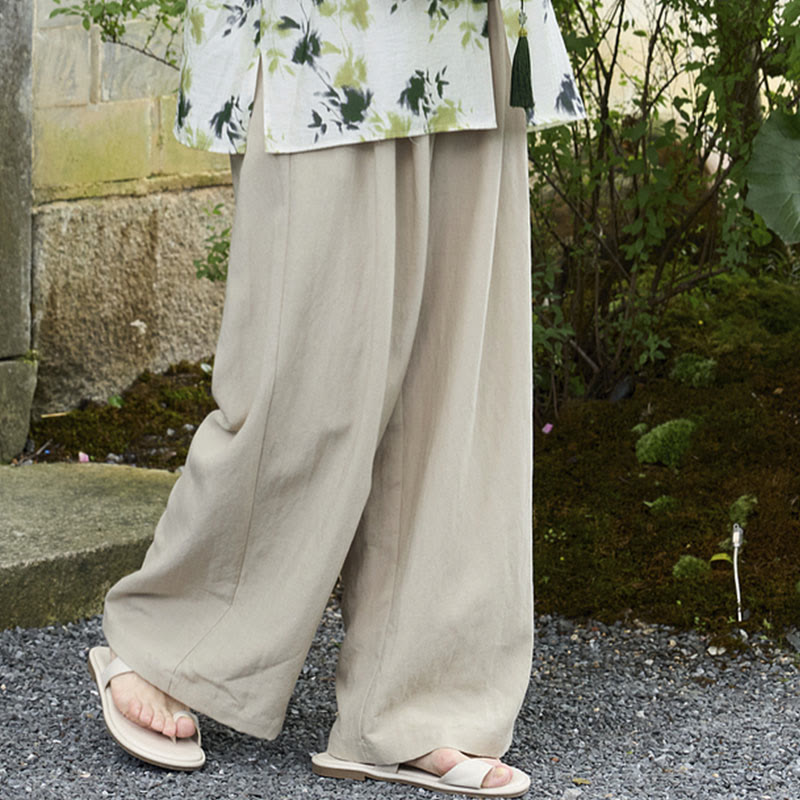 Breathable Straight-Leg Mindful Movement Pants with Pockets