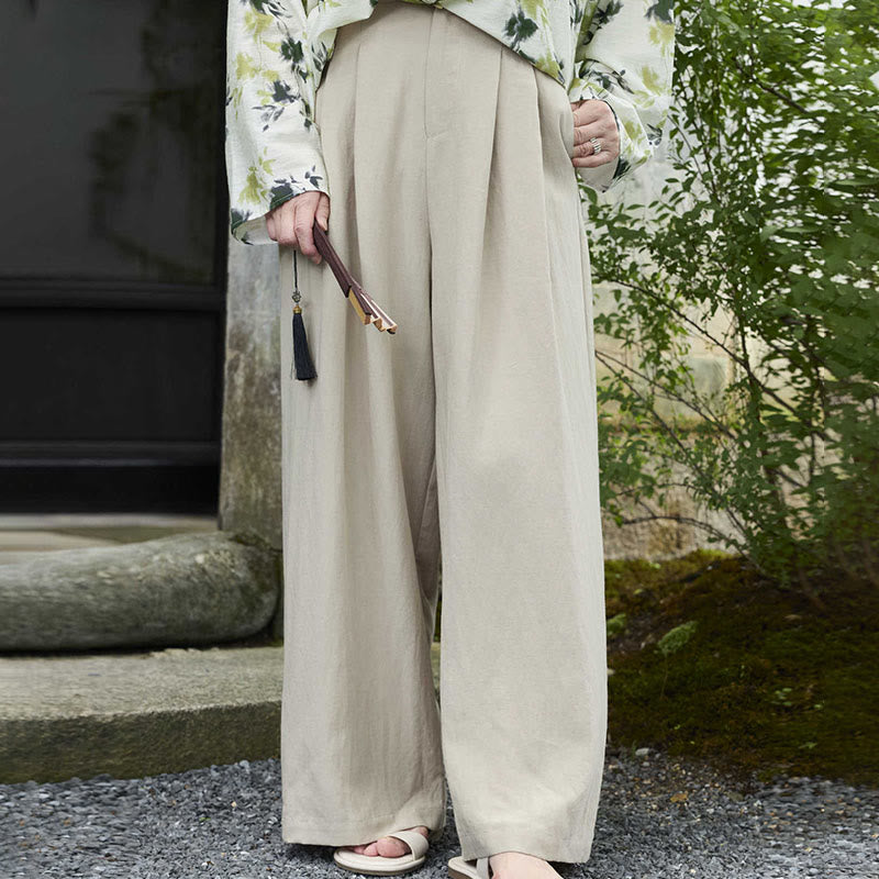 Breathable Straight-Leg Mindful Movement Pants with Pockets