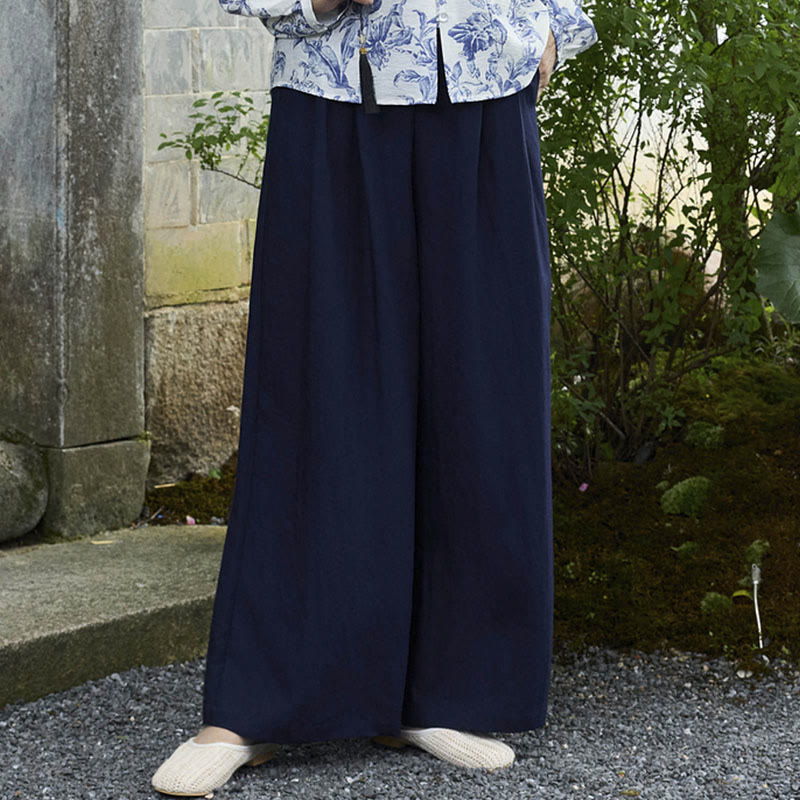 Breathable Straight-Leg Mindful Movement Pants with Pockets