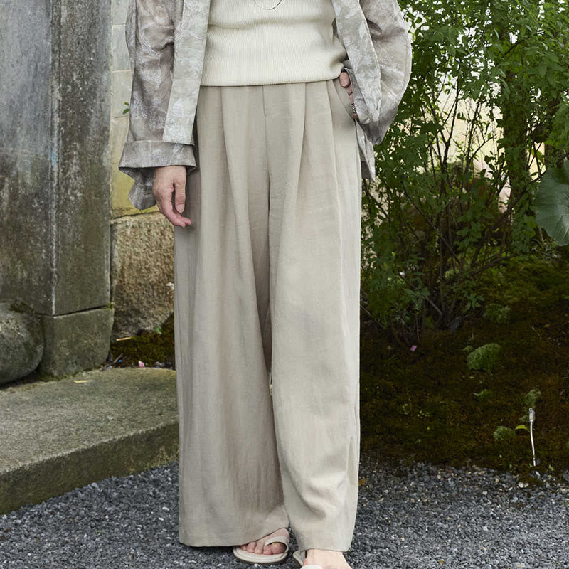 Breathable Straight-Leg Mindful Movement Pants with Pockets