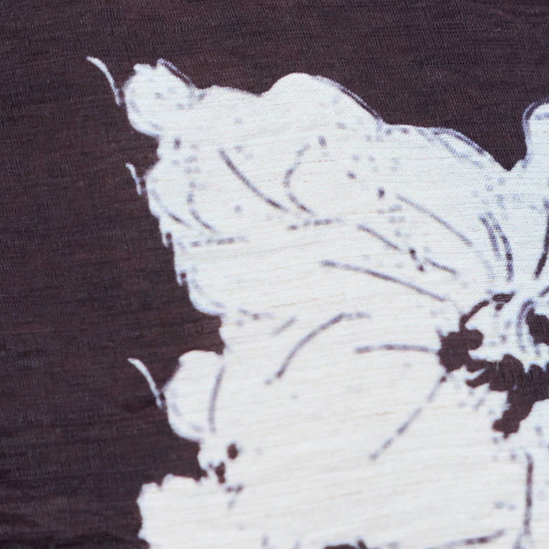 Breathable Botanical Long Sleeve Mindful Shirt