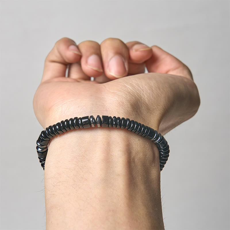 Small Adjustable Natural Gemstone Rope Cord Bracelet