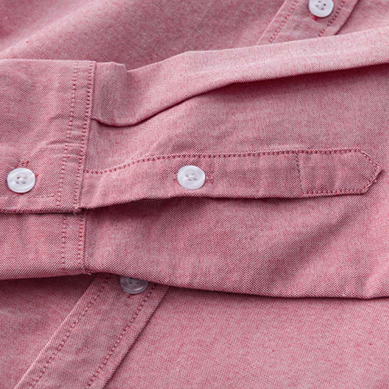 Tactile Cotton Stand Collar Minimalist Meditation Men's Shirt