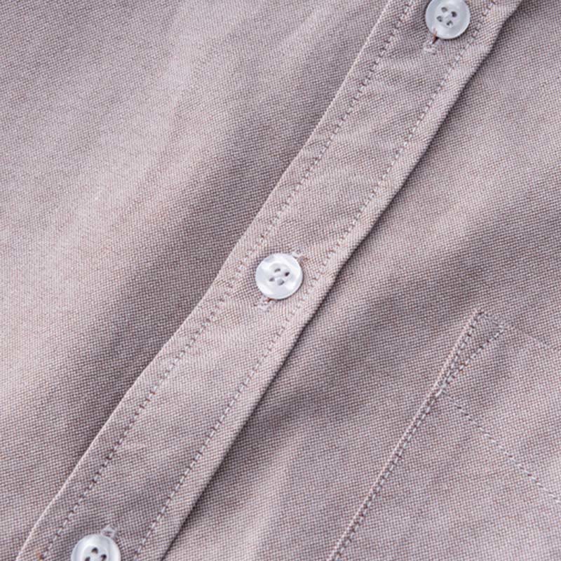 Tactile Cotton Stand Collar Minimalist Meditation Men's Shirt