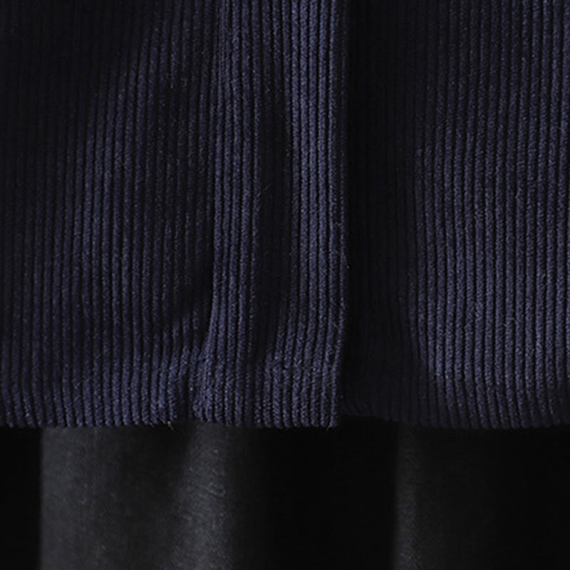 Tactile Cotton Corduroy Minimalist Commute Shirt