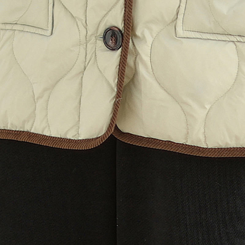 Breathable Cotton Lapel Long Sleeve Jacket with Functional Pockets