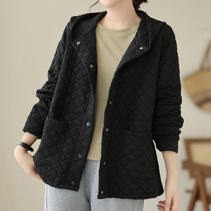 Thermal Cotton Hooded Mindful Transition Jacket
