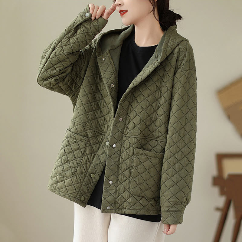 Thermal Cotton Hooded Mindful Transition Jacket