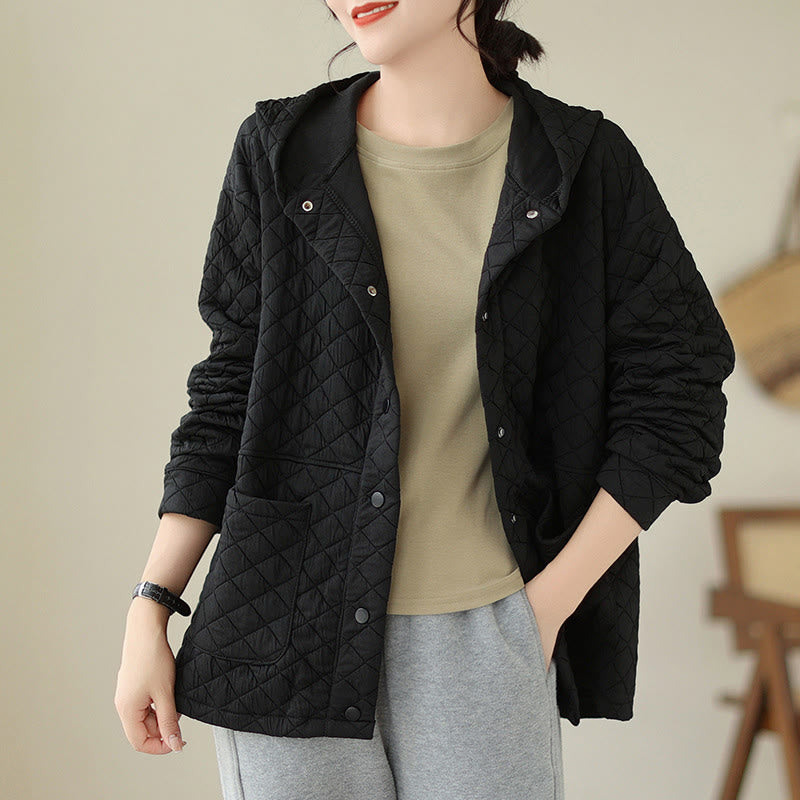 Thermal Cotton Hooded Mindful Transition Jacket