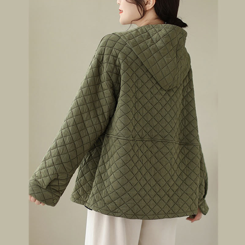 Thermal Cotton Hooded Mindful Transition Jacket