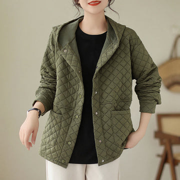 Thermal Cotton Hooded Mindful Transition Jacket