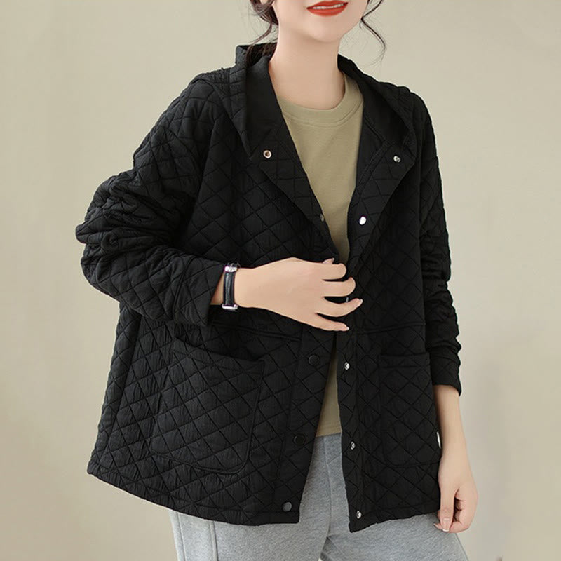 Thermal Cotton Hooded Mindful Transition Jacket