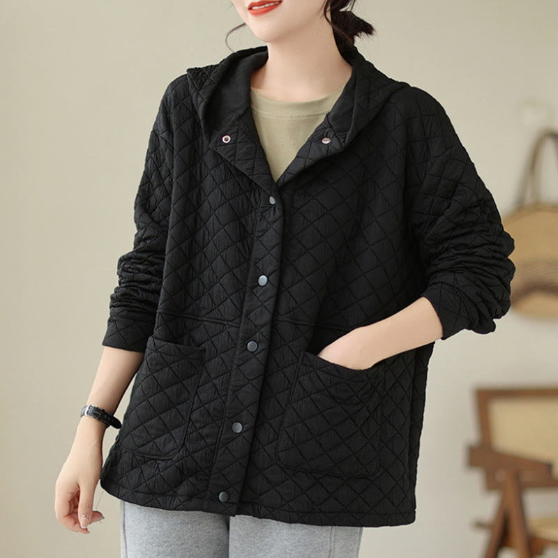 Thermal Cotton Hooded Mindful Transition Jacket