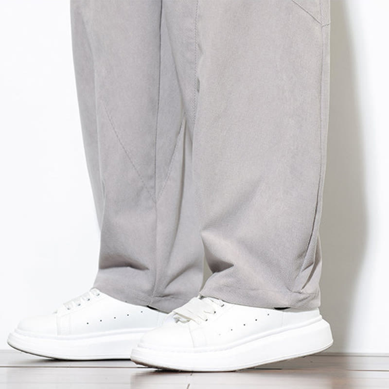 Tactile Cotton Corduroy Tapered Meditation Harem Pants