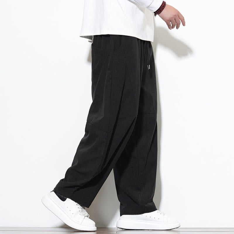 Tactile Cotton Corduroy Tapered Meditation Harem Pants