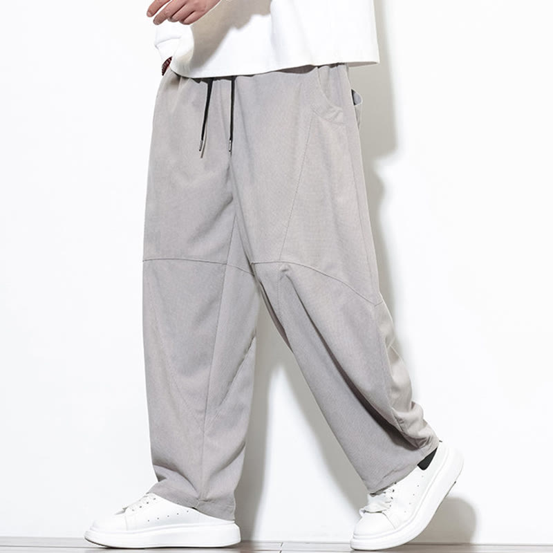 Tactile Cotton Corduroy Tapered Meditation Harem Pants