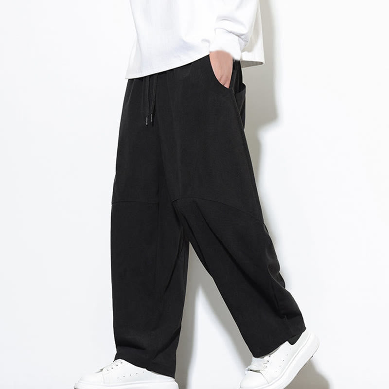 Tactile Cotton Corduroy Tapered Meditation Harem Pants