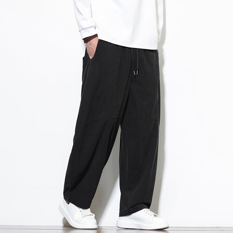 Tactile Cotton Corduroy Tapered Meditation Harem Pants