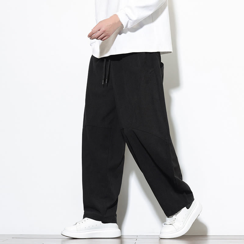 Tactile Cotton Corduroy Tapered Meditation Harem Pants