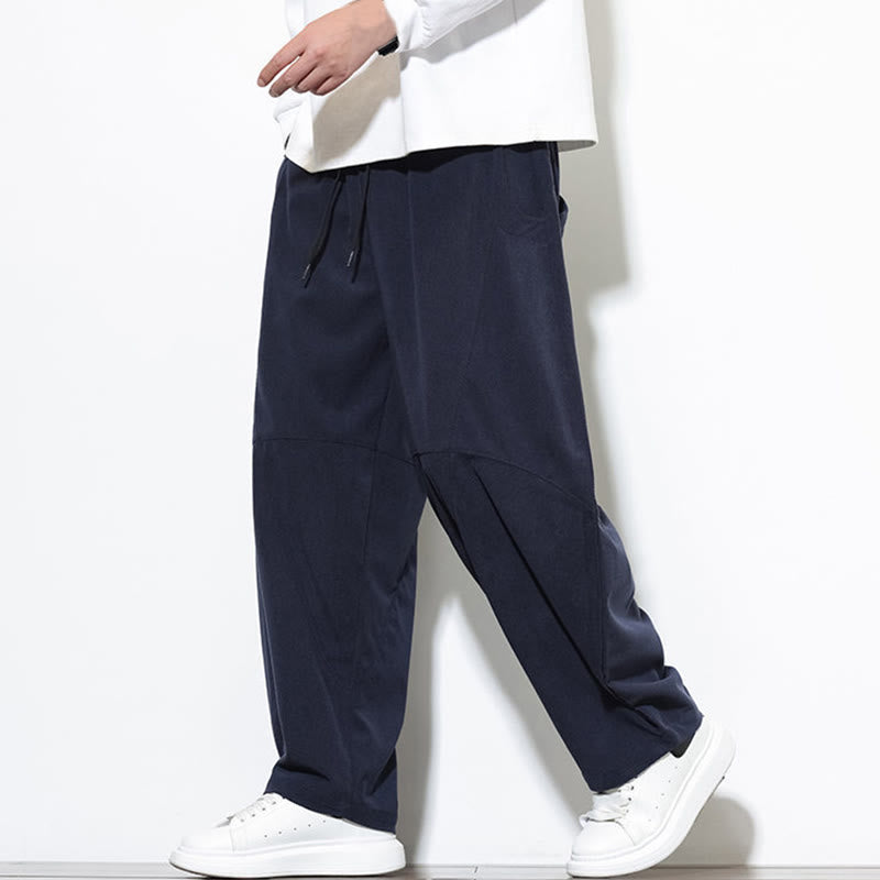 Tactile Cotton Corduroy Tapered Meditation Harem Pants