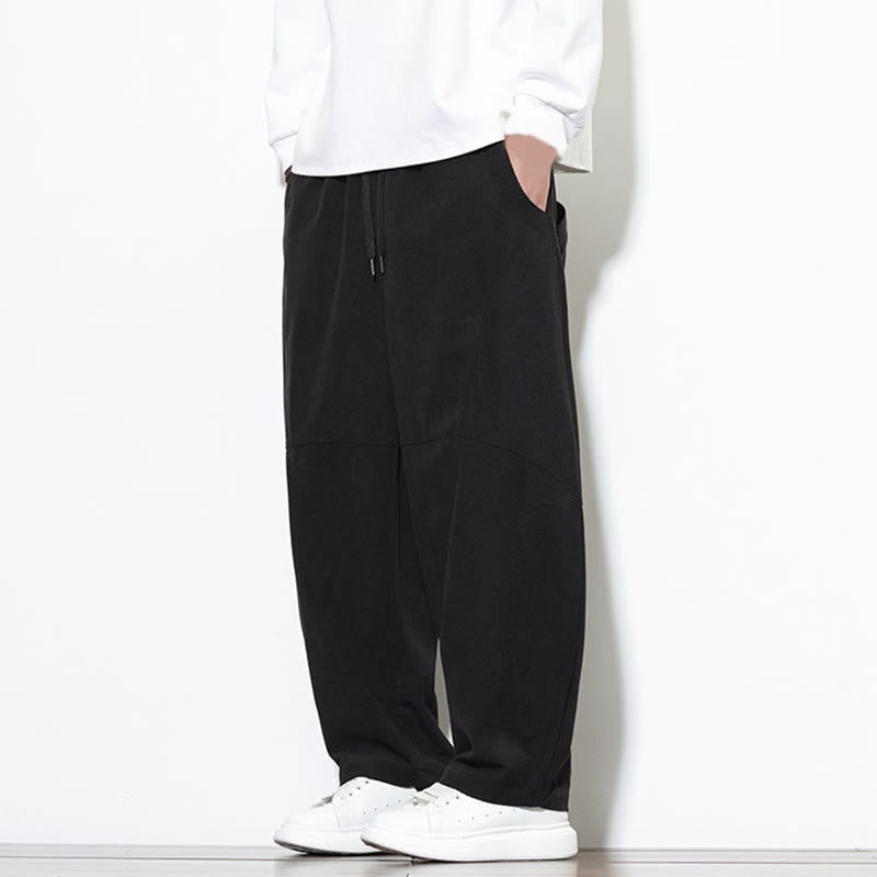 Tactile Cotton Corduroy Tapered Meditation Harem Pants