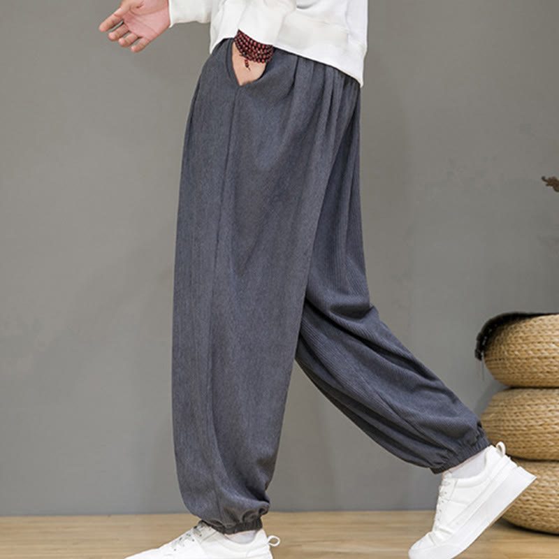Men's Thermal Fleece-Lined Tapered Grounding Pants