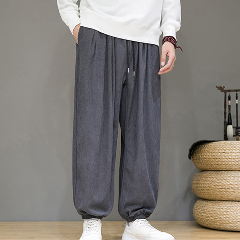 Men's Thermal Fleece-Lined Tapered Grounding Pants