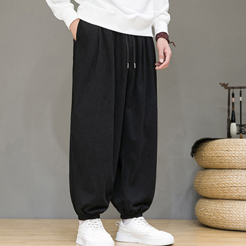 Men's Thermal Fleece-Lined Tapered Grounding Pants
