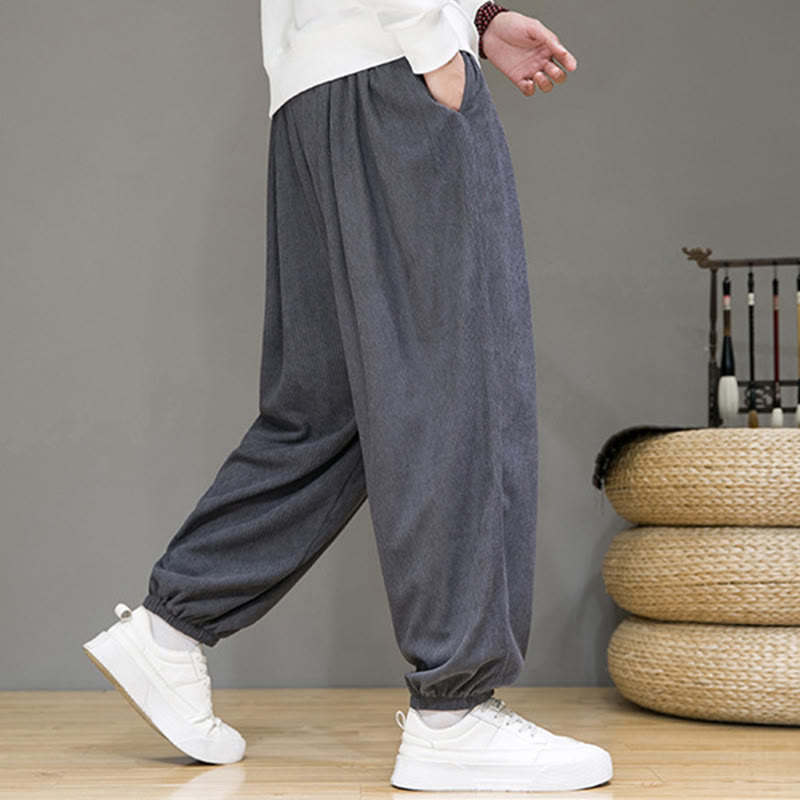 Men's Thermal Fleece-Lined Tapered Grounding Pants