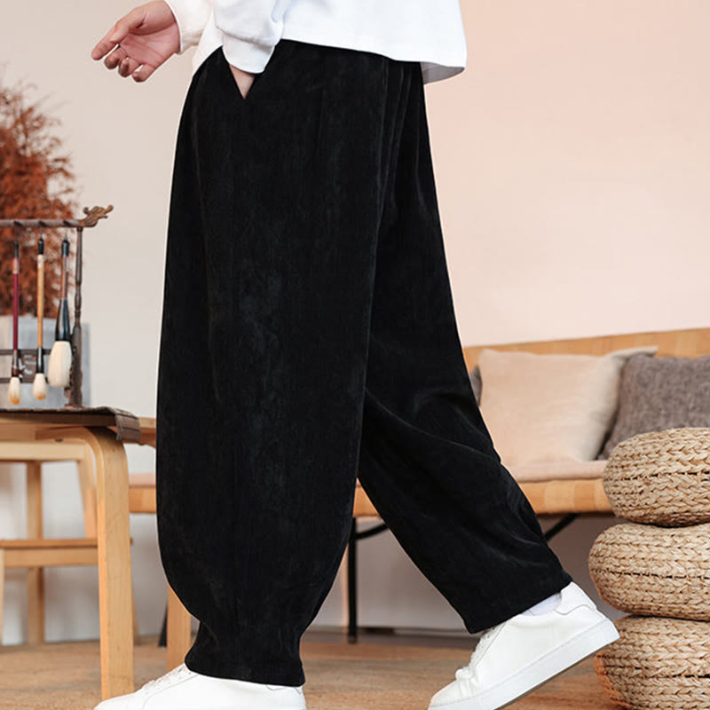 Tactile Cotton Tapered Grounding Meditation Pants