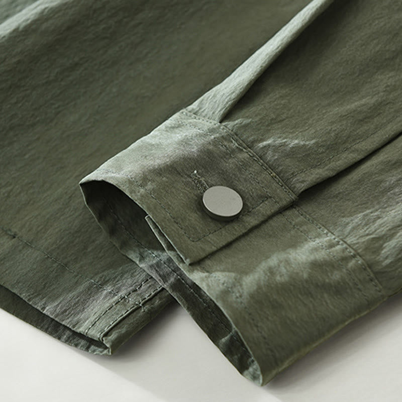 Breathable Lightweight Slim-Fit Daily Grounding Men's Shirt