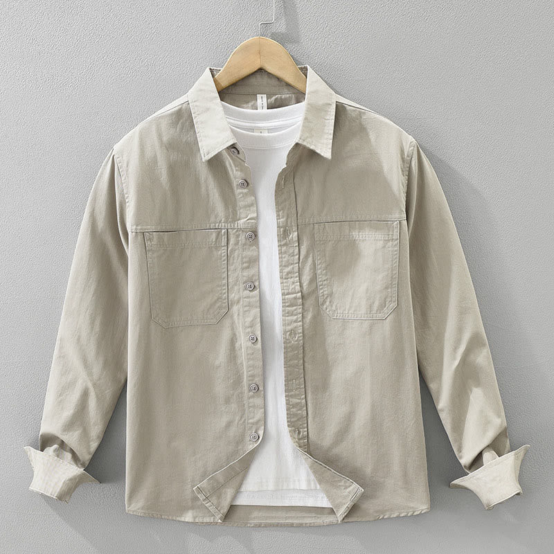 Tactile Cotton Lightweight Grounding Long Sleeve Shirt