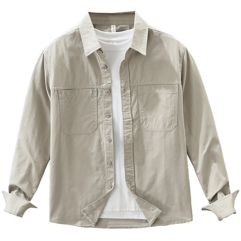 Tactile Cotton Lightweight Grounding Long Sleeve Shirt