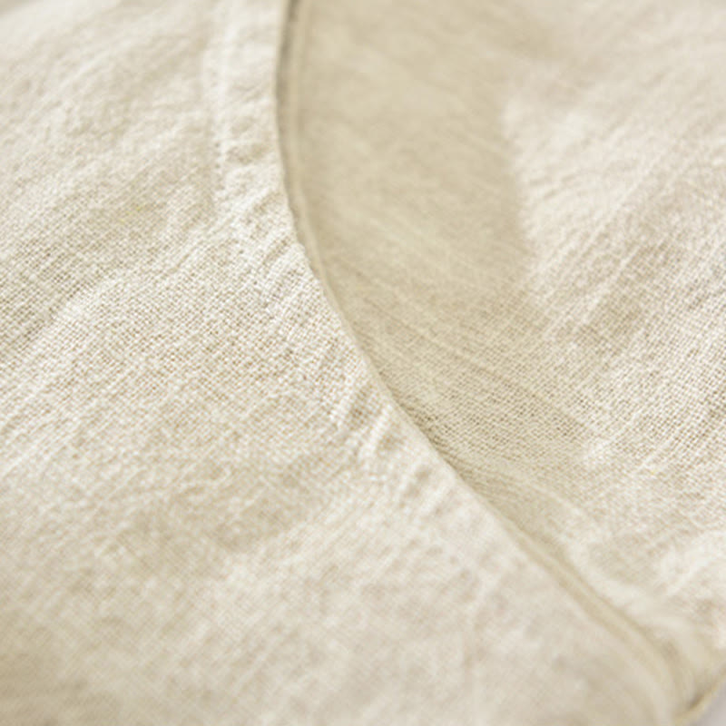 Tactile Ramie Cotton Structured Long-Sleeve Meditation Shirt