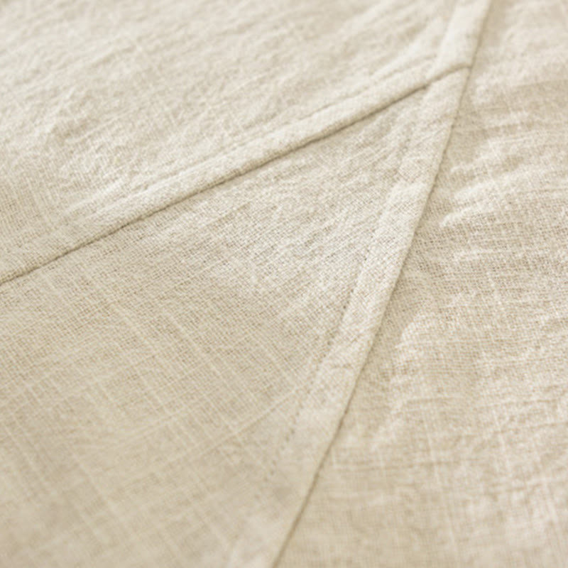 Tactile Ramie Cotton Structured Long-Sleeve Meditation Shirt