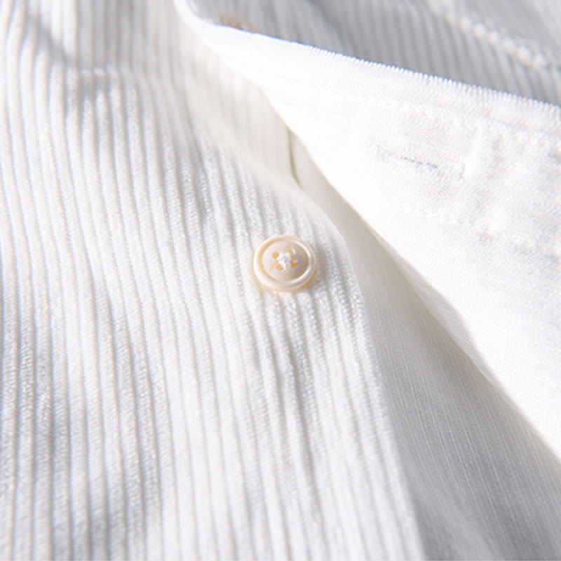 Tactile Corduroy Minimalist Grounding Men's Jacket