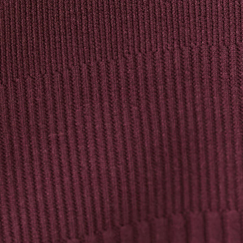 Winter Irregular Hem Design Mock Neck Cotton Long Sleeve Midi Dress With Pockets