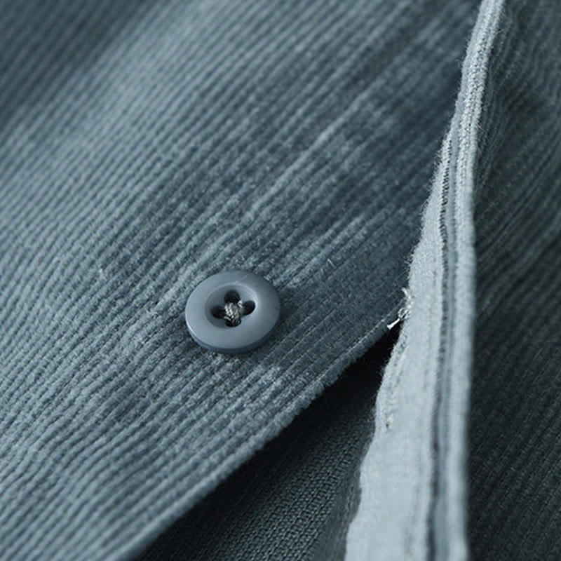 Pure Cotton Corduroy Structured Grounding Men's Jacket
