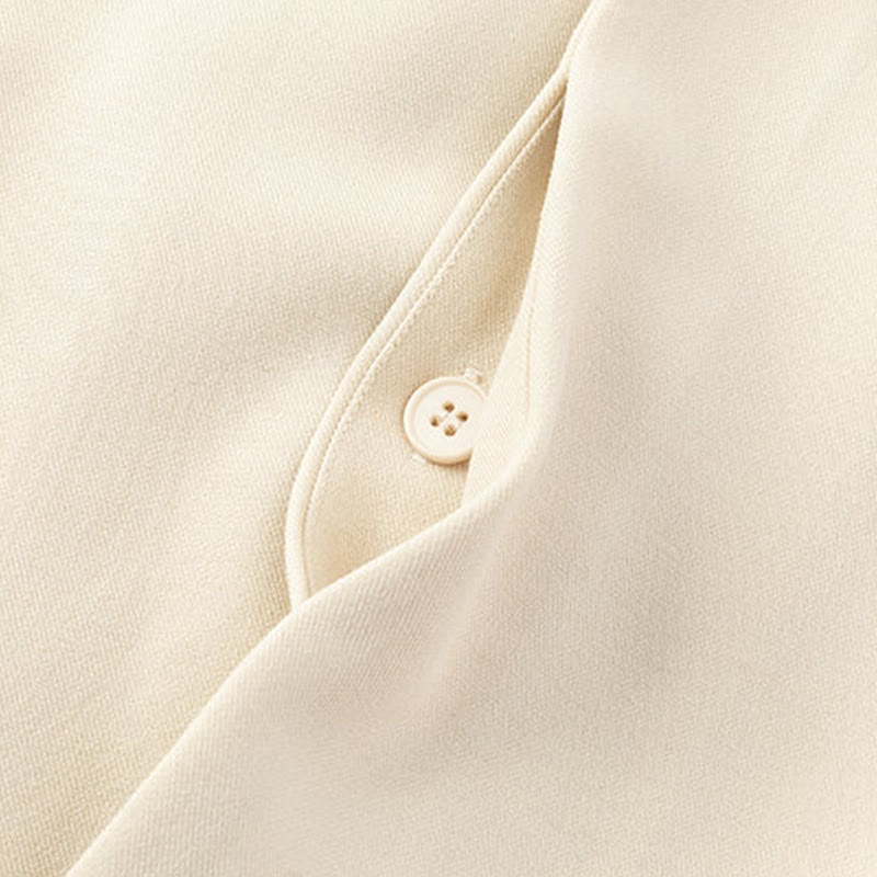 Solid Fall Long Sleeve Hidden Half Button Design Men's Shirts