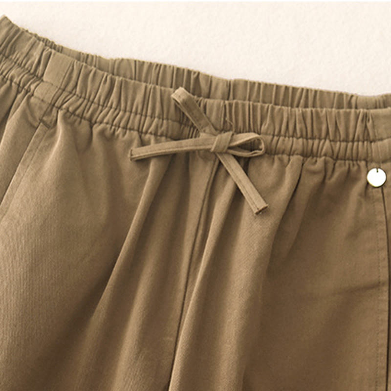 Breathable Cotton Cropped Yoga Meditation Women's Harem Pants