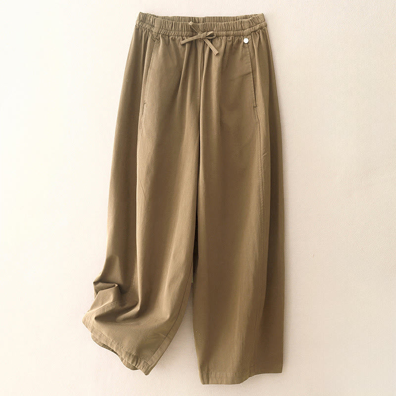 Breathable Cotton Cropped Yoga Meditation Women's Harem Pants