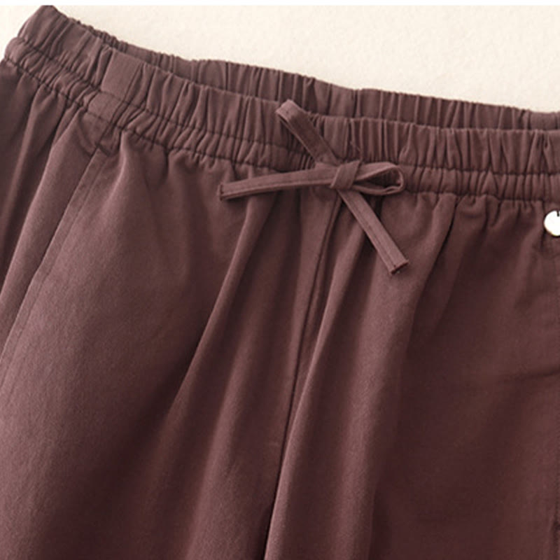 Breathable Cotton Cropped Yoga Meditation Women's Harem Pants