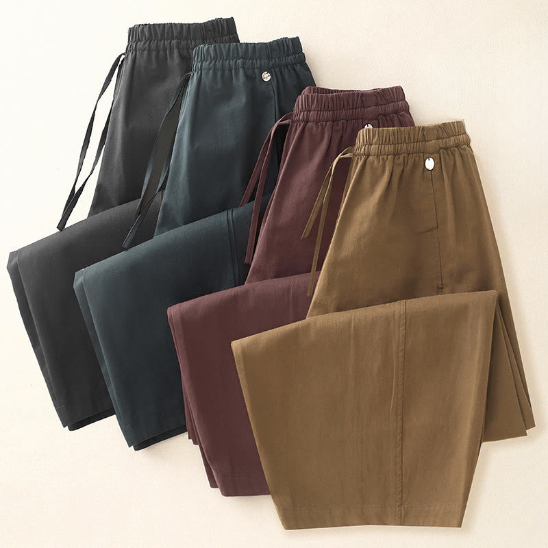 Breathable Cotton Cropped Yoga Meditation Women's Harem Pants