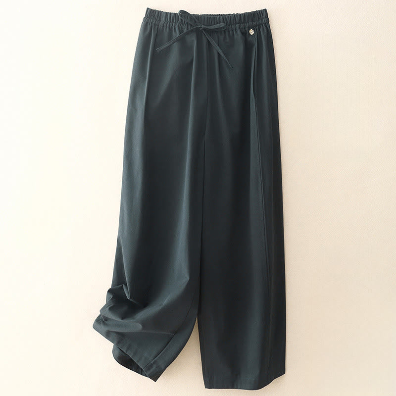 Breathable Cotton Cropped Yoga Meditation Women's Harem Pants