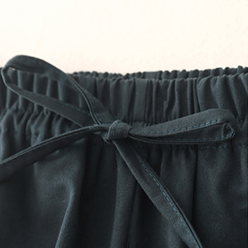 Breathable Cotton Cropped Yoga Meditation Women's Harem Pants