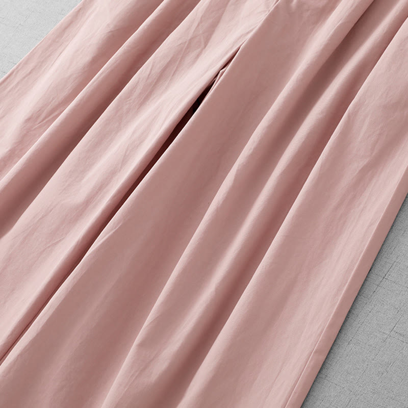 Women's Lightweight Cropped Wide-Leg Meditation Pants