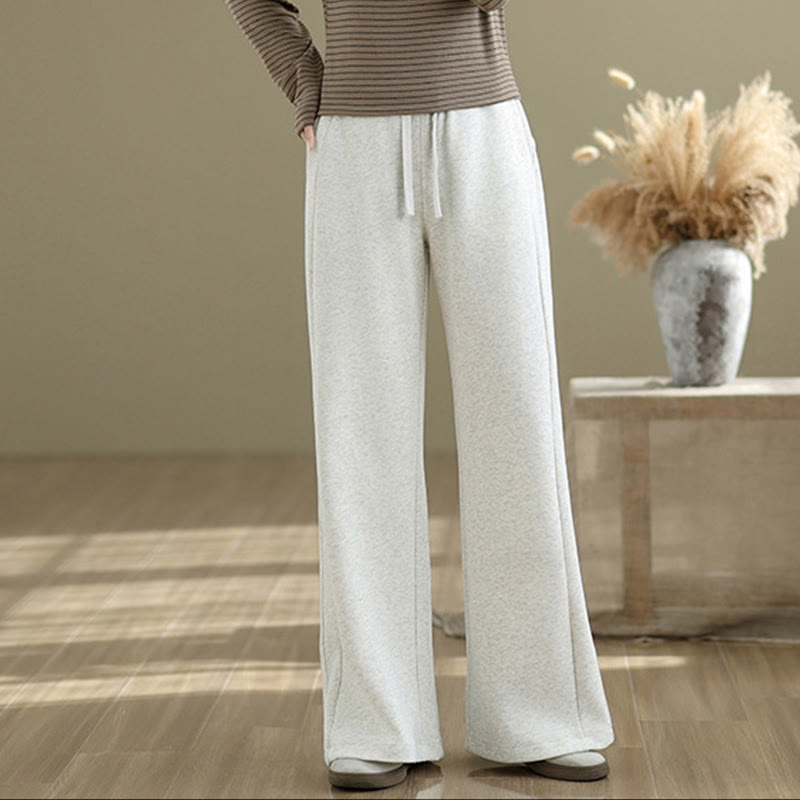 Tactile Cotton Wide-Leg Mindful Meditation Pants